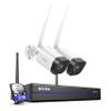 ANNKE Wireless Security Camera System,16CH 4K NVR Expandable, 2 Pcs 5MP WiFi Camera, 2TB HDD, IP66, Two-Way Audio, AI Human Detection, Night Vision, 24/7 Recording, Alexa Support, Remote Access view 1