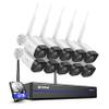 ANNKE 16 Channel Wireless Security Camera System, 4K Expandable 16CH NVR with 10 Cam 3MP, 6TB HDD, WiFi Security Camera, 100ft IR Night Vision, 2-Way Audio, Remote Access, AI Human Detection view 1