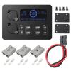 D3LX0Z1 Portable Control Hub with LED Lights Mini Power Box with LED Lights for RVs, SUVs, Boats 12V LCD Display Power Box 100W(Power Pack) view 2