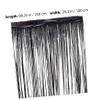 Uonlytech 2pcs Black Fringe Curtains for Party Decorations Tinsel Streamers Backdrop for Festivals Birthdays and Celebrations Elegant Room Decor Wide High view 2