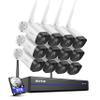 ANNKE Wireless Security Camera System Outdoor Indoor, Expandable 16CH 4K NVR with 12 Cam 3MP, 8TB HDD, Cameras for Home,100ft Night Vision, 24/7 Recording, Human Detection, 2-Way Audio, Remote Access view 1