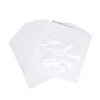 Gadpiparty 100pcs Cute Cd Case Cd Mailers Wallet Storage Holder Paper Bag DVD Discs Organizer