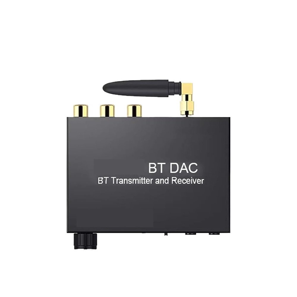 D3LX0Z1 192k Compatible V5.3 DAC Digital Coaxial Toslink to Analog RCA 3.5mm Audio Converter Adapter for TV PC