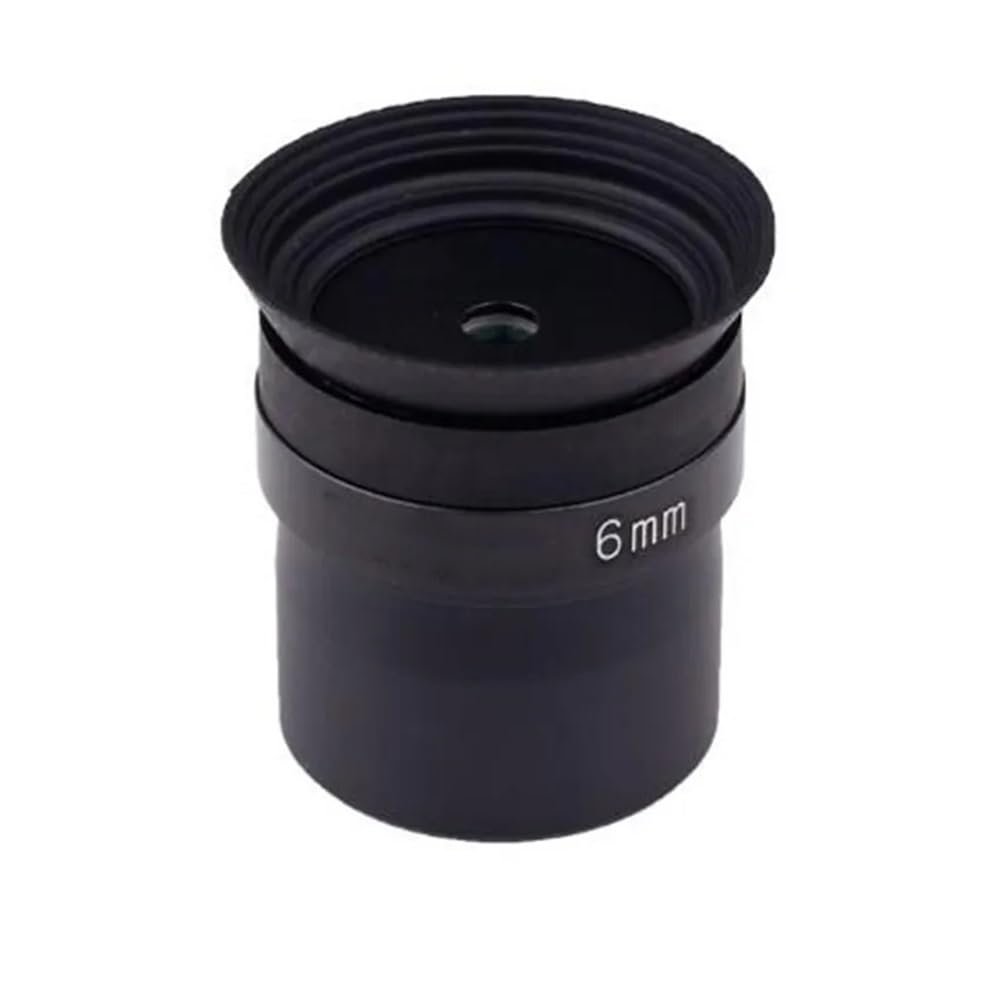 PL 6mm 1.25 Inches 31.7mm Broadband Green Film 6mm Length Optical Glass Telescope Eyepiece TLPL6mm