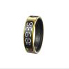 Smart Ring, Sleep State, Screen Display, Ultra-Thin Design, Light to wear, Waterproof, Multiple Motion Modes, Easy to use,Magnetic Charging.20 (Gold, 13) view 1