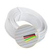 Uvital Phone Cable, 300FT White Telephone Extension Cord Wire Cable with 4-Core Solid Copper Wire, 4x1/0.4mm 26 AWG, Flat Phone Line Cord Compatible with RJ11 Jack for Landline and Modem (100m) view 4