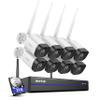ANNKE 16 Channel Security Camera System, 4K NVR with 3MP Cameras, 2TB HDD, Wireless Security Camera 8 Pcs, 100ft IR Night Vision, AI Human Detection, Dual-Band WiFi, 2-Way Audio, Plug-and-Play view 1