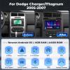 [4+64G] Hikity Android 15 Car Stereo for Dodge Charger/Magnum 2005 2006 2007 with Wireless Carplay Android Auto, 9'' ITouchscreen Radio Bluetooth Mirror Link GPS WiFi SWC AI DSP/FM/RDS/32EQ Backup Cam view 2
