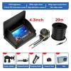 OKANEN Underwater Fishing Camera, Portable Video Fish Finder LCD 5.0/4.3 Inch Display Underwater 220 Fishing Camera Waterproof IPS 1080P 9 Hours Night Vision(30m line 4.3 inch HD) view 2