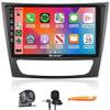 CarPlay Android Auto Navigation Stereo GPS Radio Display 9" IPS Touchscreen Headunit Pad Media Player for Benz E Class W211 2002-2009, if Applicable Quad Core 2G+64G view 1