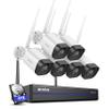 ANNKE Wireless Security Camera System for Indoor/Outdoor, 16CH 4K NVR Kit Expandable, 6 Pcs, 4TB HDD, Outdoor WiFi Camera, 100ft IR Night Vision, AI Human Detection, 24/7 Recording, 2-Way Audio, IP66 view 1