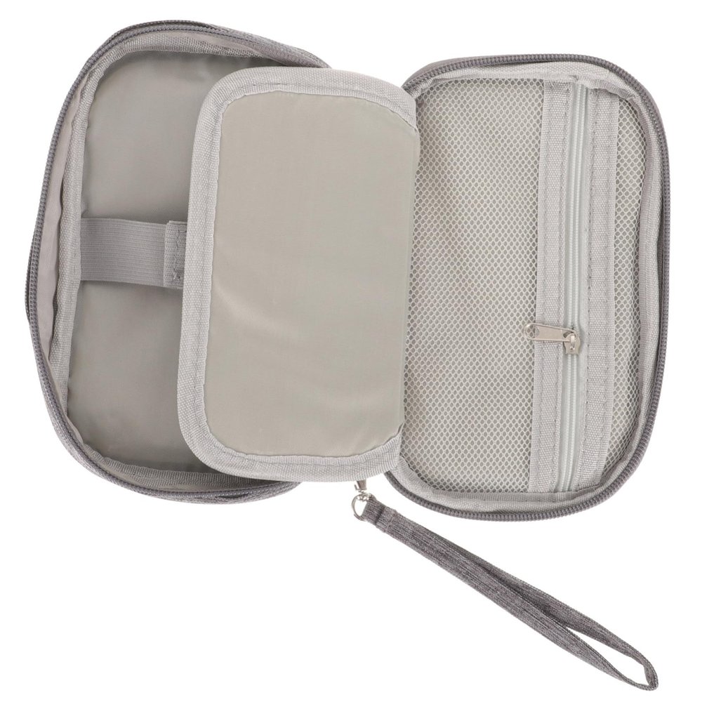 DIYEAH Power Bank Storage Bag Digital Accessories Organizer Cable Charger Pouch Travel-friendly Scratch-resistant Easy Zipper Stylish