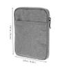 Homoyoyo Ebook Reader Case Sleeve for E-Readers for Travel and Storage Stylish Grey Protective Bag for Tablets and Accessories view 4