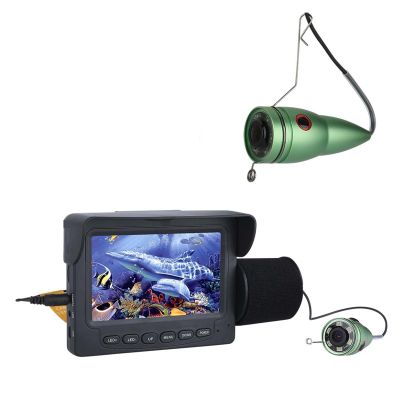 OKANEN Underwater Fishing Camera, Portable Video Fish Finder 4.3 Inch IPS LCD Monitor 6PCS LED Night Vision Fishing Camera Kit for Winter Underwater Ice Fishing(30m Cable)