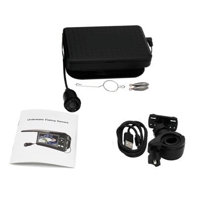 OKANEN Underwater Fishing Camera, Portable Underwater Fishing Camera Waterproof 720P Fish Finder Camera with 4.3 Inch LCD Display for Ice Lake Sea Boat Fishing