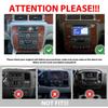 CarPlay Android Auto Navigation Stereo GPS Radio Reverse Camera Display 9" IPS Touchscreen Headunit Media Player for Chevy Silverado Tahoe Suburban for GMC Sierra Yukon 07-13 Quad Core 4G+64G Brown view 2