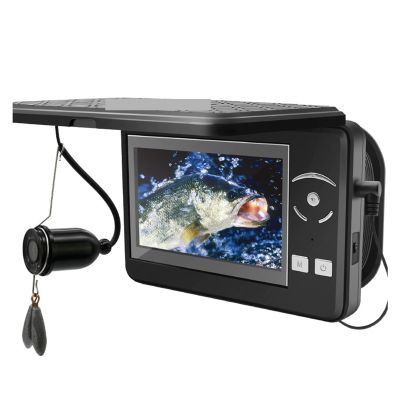 OKANEN Underwater Fishing Camera, Portable Underwater Fishing Camera Waterproof Video Fish Finder DVR Camera with 4.3 Inch LCD Display for Ice Lake Boat Fishing(No DVR)