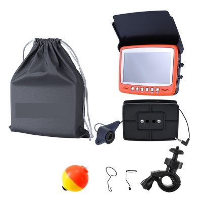 OKANEN Underwater Fishing Camera, 4.3 Inch IPS Monitor Visual Fish Finder HD Fishing Camera with 15m Cable 1000TVL Underwater Camera Control 8pcs Infrared Lights(20M)