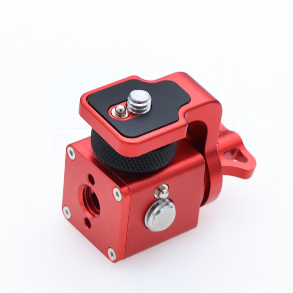 DRRI Adjustable Monitor Mount Bracket for ARRI Hi-5 Wireless Follow Focus SmallHD Monitor with 1/4" Screw 3/8" -16 Mounting