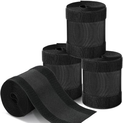 Beeveer 24 ft Carpet Cord Cover Cable Protector Floor Cover Cable Protector Management Prevent a Trip Hazard Only for Commercial Office Carpet