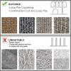 Beeveer 24 ft Carpet Cord Cover Cable Protector Floor Cover Cable Protector Management Prevent a Trip Hazard Only for Commercial Office Carpet view 3
