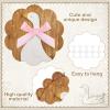 Weysat Silly Goose Nursery Decor Wooden Picture Wall Sign with Pink Bow view 3