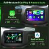 2+64GB for Android Car Stereo Jeep Renegade 2016-2020 Wireless Carplay 9" Touch Screen Car Radio Android Auto, in-Dash Kit GPS Navigation WiFi Bluetooth SWC Mirror Link, Mic Backup Camera view 3