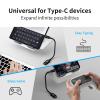 USB A to USB C Adapter [2 Pack], 10Gbps USB 3.2 Gen 2 Type C Male to USB Female Connector, 60W Fast Charging & OTG Data Transfer for iPhone 17 Pro Max, CarPlay, Apple Watch, iPad, Samsung S25/24 view 4