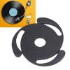 45 RPM Adapter, for 7 Inch Record Players and Turntables, Solid Aluminum Alloy Dome 45 Record Adapter (Black) view 2