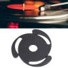 45 RPM Adapter, for 7 Inch Record Players and Turntables, Solid Aluminum Alloy Dome 45 Record Adapter (Black) view 3