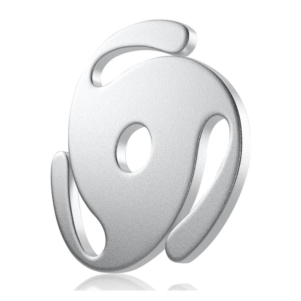 45 RPM Adapter, for 7 Inch Record Players and Turntables, Solid Aluminum Alloy Dome 45 Record Adapter (Silver)