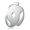45 RPM Adapter, for 7 Inch Record Players and Turntables, Solid Aluminum Alloy Dome 45 Record Adapter (Silver) view 1