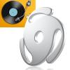45 RPM Adapter, for 7 Inch Record Players and Turntables, Solid Aluminum Alloy Dome 45 Record Adapter (Silver) view 2