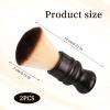 2pcs Vinyl Record Cleaning Brushes, Anti-Static Vinyl Cleaner Brush Microfiber Bristles Wooden Handle Dust Remover for Album LP CD Record Player Accessories view 2