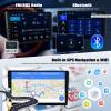 [4G+64G] Car Radio for Ford F150 2013 2014 with Wireless CarPlay Android Auto,9" Touchscreen Ford F150 Android 13 Car Stereo with Mirror Link Voice Control WiFi/GPS,Bluetooth,FM/RDS+Backup Camera view 4