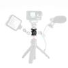 NovelGoal Cold Shoe Mount Adapter, Aluminum 360 Rotating Quick Release Mount Base for Camera Cage Flash LED Light Monitor Microphone (Multi-Screw Hole) view 3