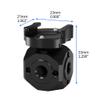 NovelGoal Cold Shoe Mount Adapter, Aluminum 360 Rotating Quick Release Mount Base for Camera Cage Flash LED Light Monitor Microphone (Multi-Screw Hole) view 4