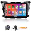Kunfine Car CarPlay Android Auto Navigation Stereo GPS Radio Reverse Camera Display 10" IPS Touchscreen Headunit Tablet Pad Media Player for Nissan Murano 2015-2024, if Applicable Quad Core 2G+64G view 1