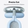BlHMCASE Headphone Cover for AirPods Max, Cute Fish Clear Ear Cups Covers, Blue Silicone Ear Pad Case Headband Cover for Apple AirPods Max view 4