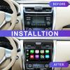 10inch Car Stereo Radio for Nissan Altima 2013-2015, 2+32G Andriod 13 for CarPlay Wireless & Andriod Auto Touch Screen Bluetooth,WiFi/FM/RDS Radio,AHD+Backup Camera view 3