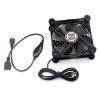 Quiet 120mm Router Fan Coolers With Speed Controller DC5V USB Powered Cooling Case Fan For Router Modem Receiver DVR view 1