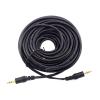 1.5/3/5/10/15/20M 3.5mm Stereo Male to Male Ja-ck Audio Aux Cable Extension Cable Cord for Computer MP3/MP4 E3(5m) view 1