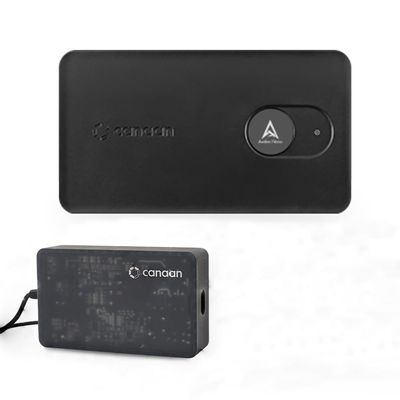 Wizminer New Canaan Avalon Nano 3S 6T 140w Home Office Quiet Bitcoin Miner Crypto Asic Solo Mining Include Original Canaan PSU and US Power Cord (Black)