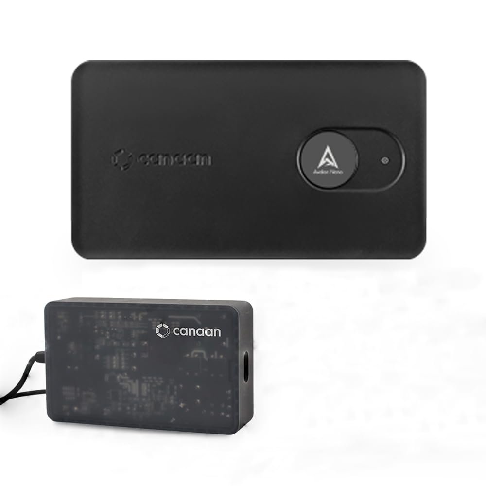 Wizminer New Canaan Avalon Nano 3S 6T 140w Home Office Quiet Bitcoin Miner Crypto Asic Solo Mining Include Original Canaan PSU and US Power Cord (Black)