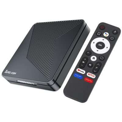 GREVA 8K Android TV Box 14.0, 2025 Android Box 2G RAM 16G ROM S905X5M Chipset Compatible Dolby Vision, Support Wi-Fi6 BT5.0 HDMI 2.1 Ethernet 10/100M LAN HDR10 3D HD Smart Streaming Media Player