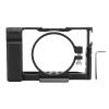 Mtlavishness Aluminum Camera Cage with Cold Shoe Mount for RX100 M1 M2 M3 M4 M5 M6 M7 Cameras Strong Expansion Performance Hollow Design One Piece Easy to Install view 1