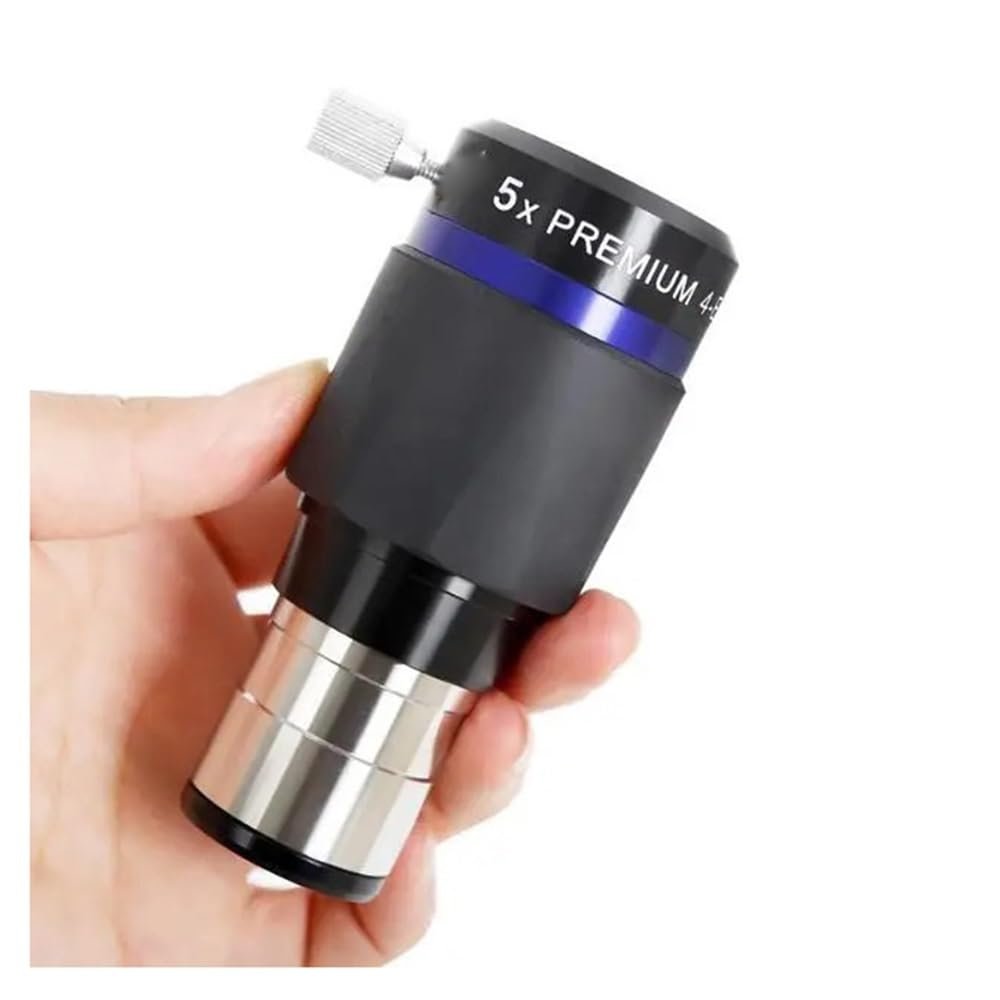 1.25 Inch 31.7mm Series 2X 3X 4X 5X Components for The Barlow Telescope Barlou Lens Magnification Mirror(5X)