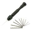 COPLKY Hand Twist Drill 1 Set Epoxy Steel Pin Vise Hand Drill with 10 Drill Bits Manual Craft Drill for Twist Drill Bi view 1
