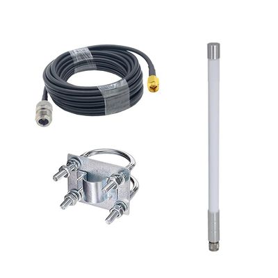 915MHz Lora Antenna 5.8dBi 3DFB Low Loss Cable for Meshtastic Nebra Bobcat 300 Cal-Chip RAK V2 Syncrobit SenseCAP M1 Helium HNT Miner Hotspot Gateway (White, 45CM)
