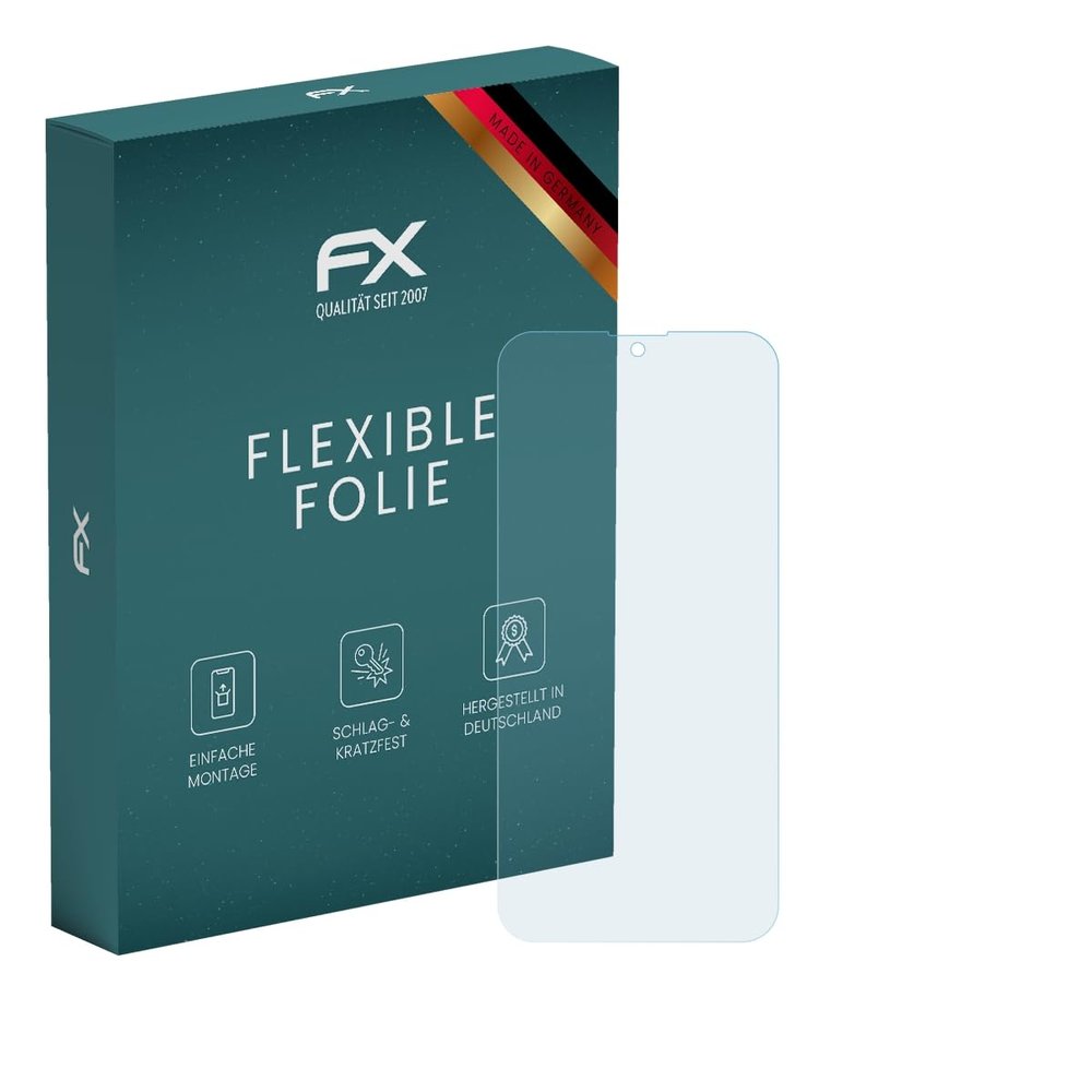 atFoliX Screen Protector compatible with Teracube 2e Protector Film, ultra clear and flexible FX Screen Protection Film (3X)